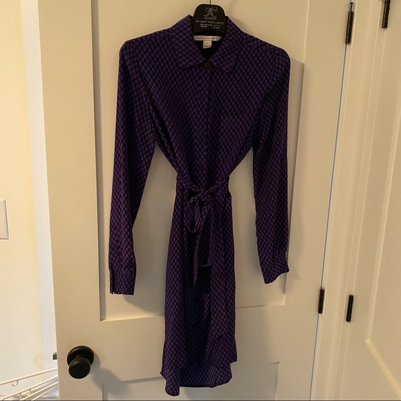 DVF Silk Shirt dress - Picture 3 of 7